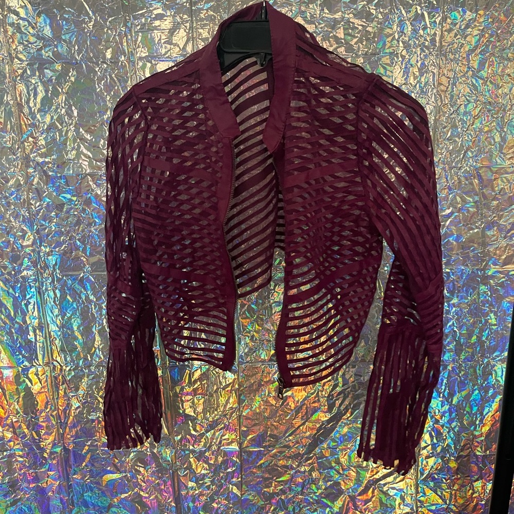 See through Vest Jacket